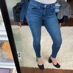 Gap dark wash skinny jeggings